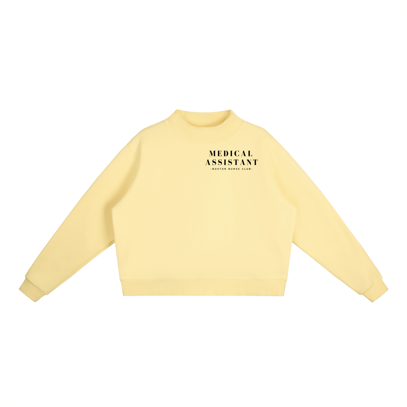 Medical Assistant Mock-Neck Crew Sweatshirt