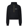 BNC Registered Nurse Cropped Quarter Zip Sweatshirt