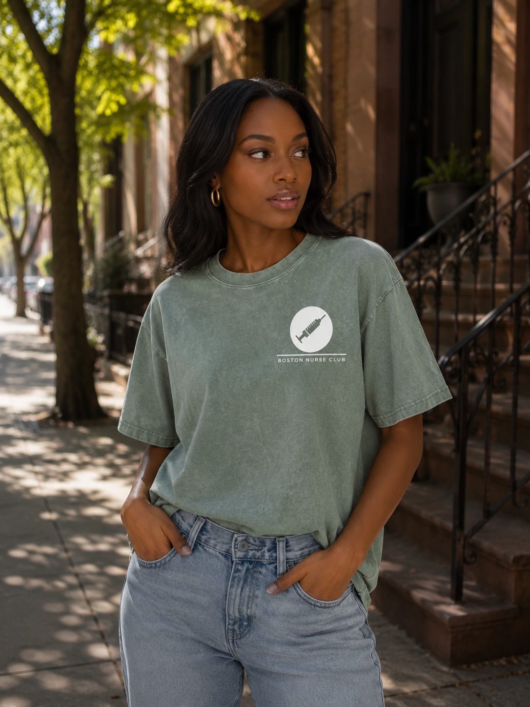 Aesthetic Injector Acid Washed T-Shirt