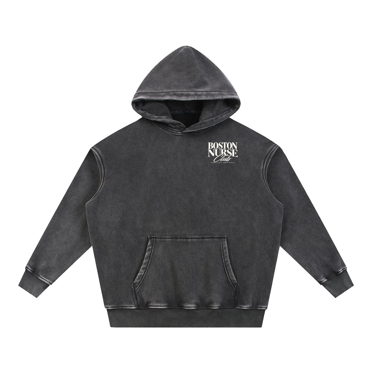 BNC Oversize Hoodie - Snow Washed