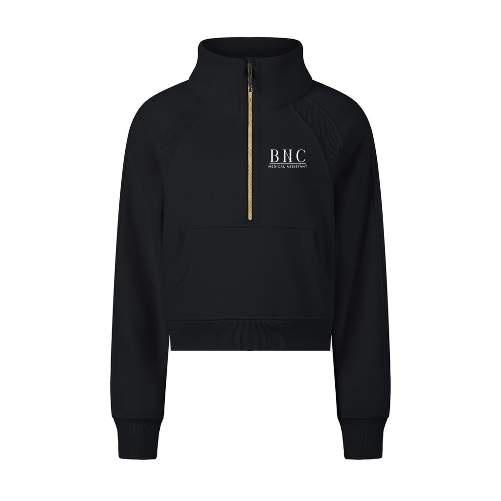 Medical Assistant Cropped Quarter Zip Sweatshirt