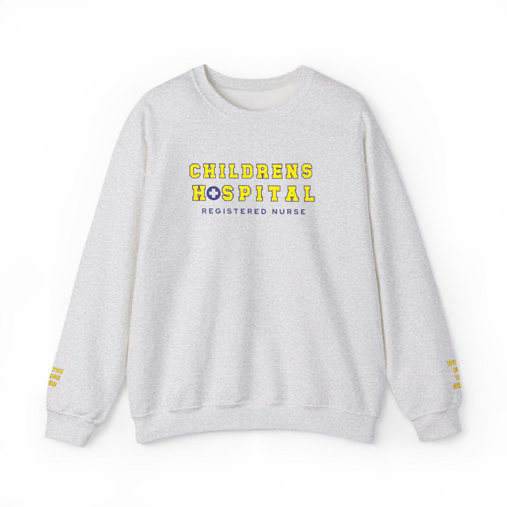 Embroidered Children's Hospital Crewneck Sweatshirt