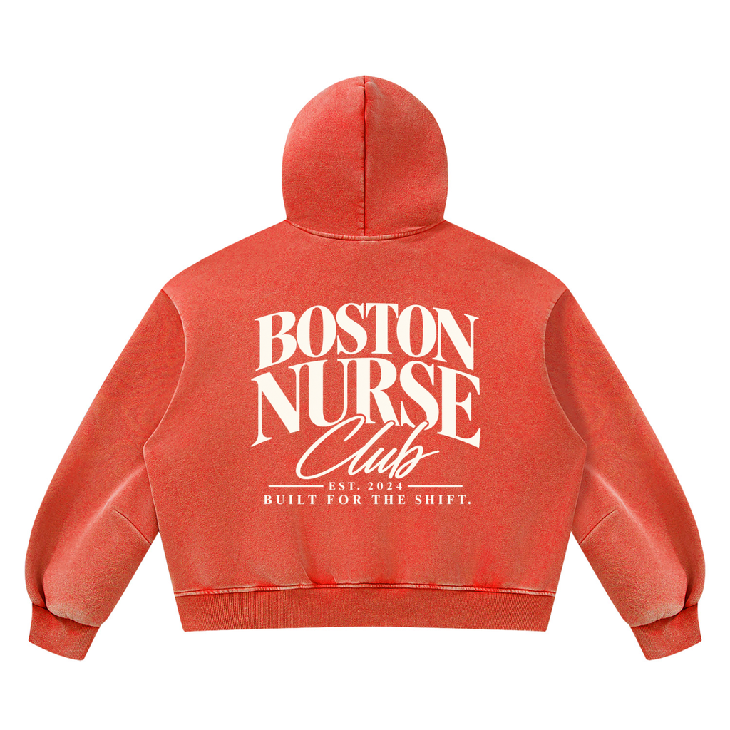 BNC Boxy Hoodie - Vintage Washed