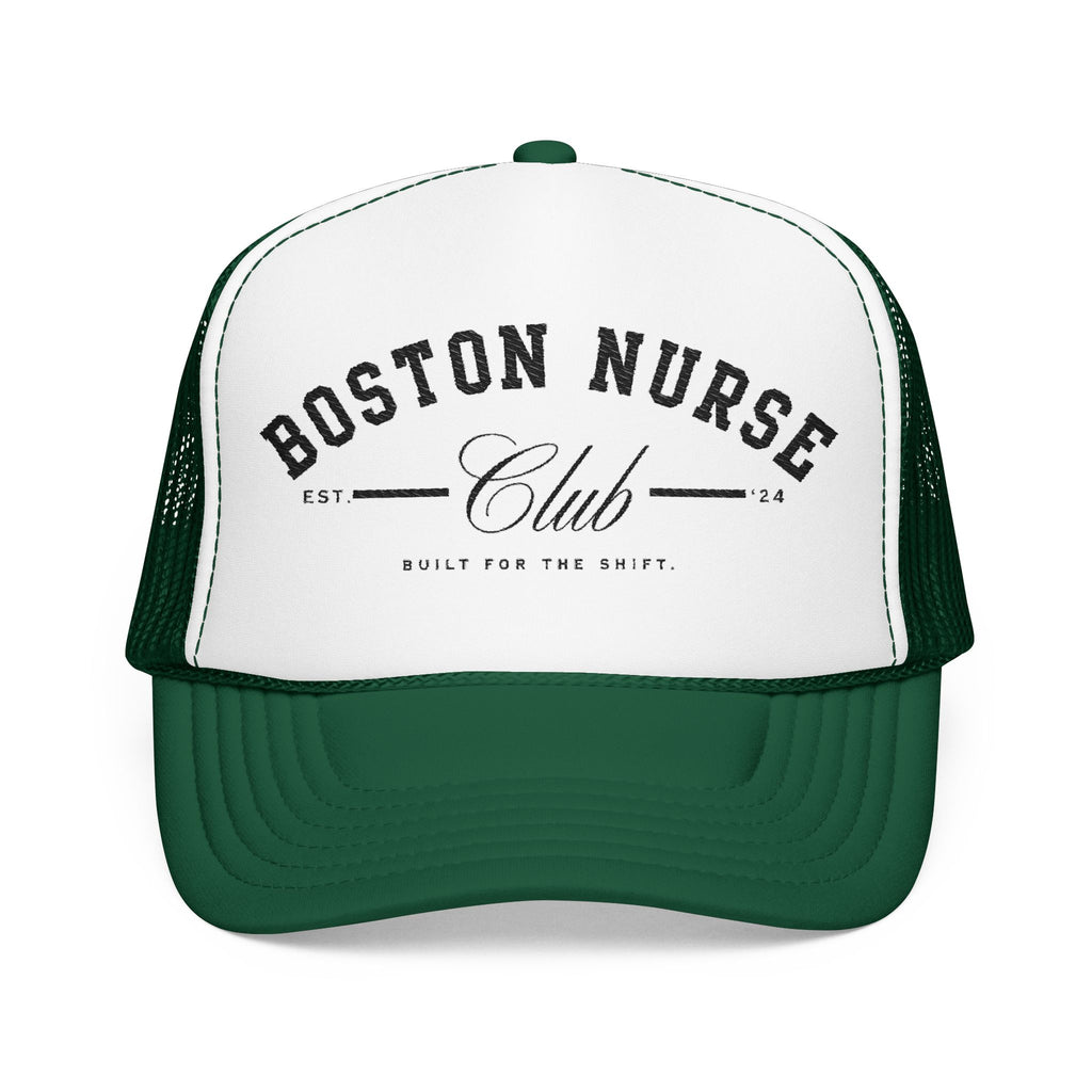 Boston Nurse Club Foam Trucker Hat