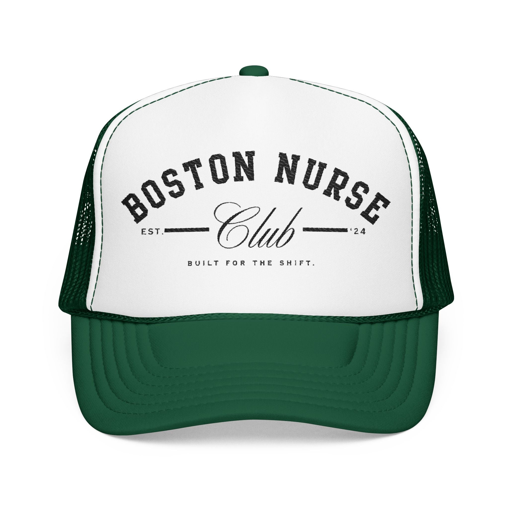 Boston Nurse Club Foam Trucker Hat
