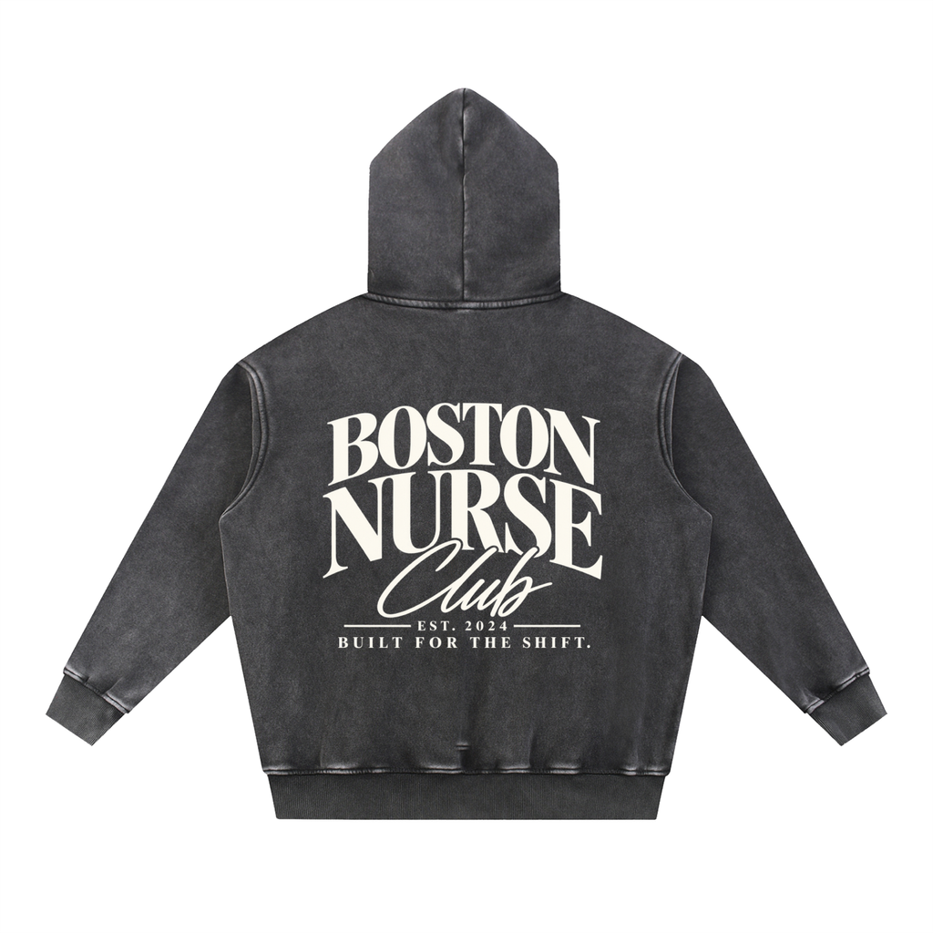 BNC Oversize Hoodie - Snow Washed