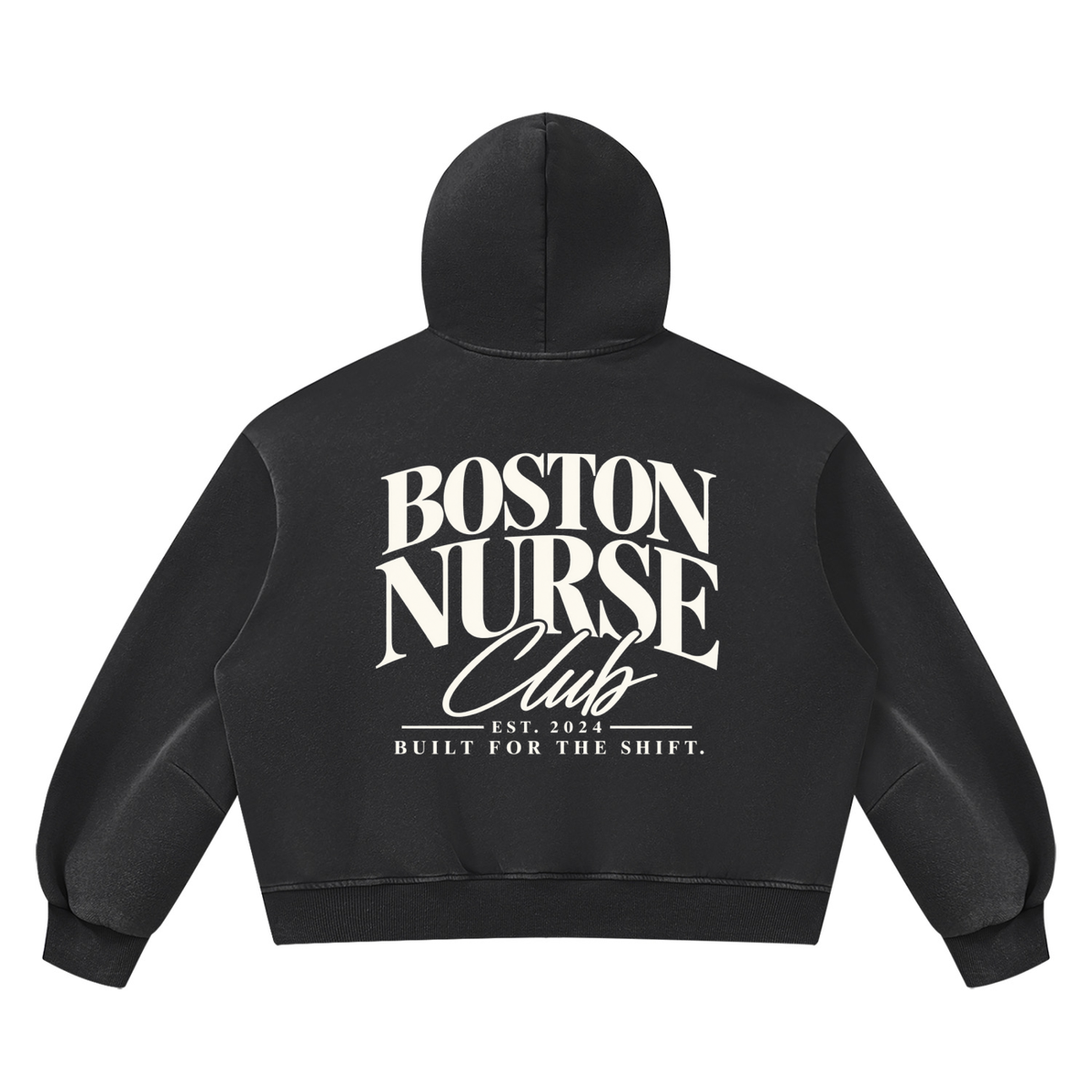 BNC Boxy Hoodie - Vintage Washed