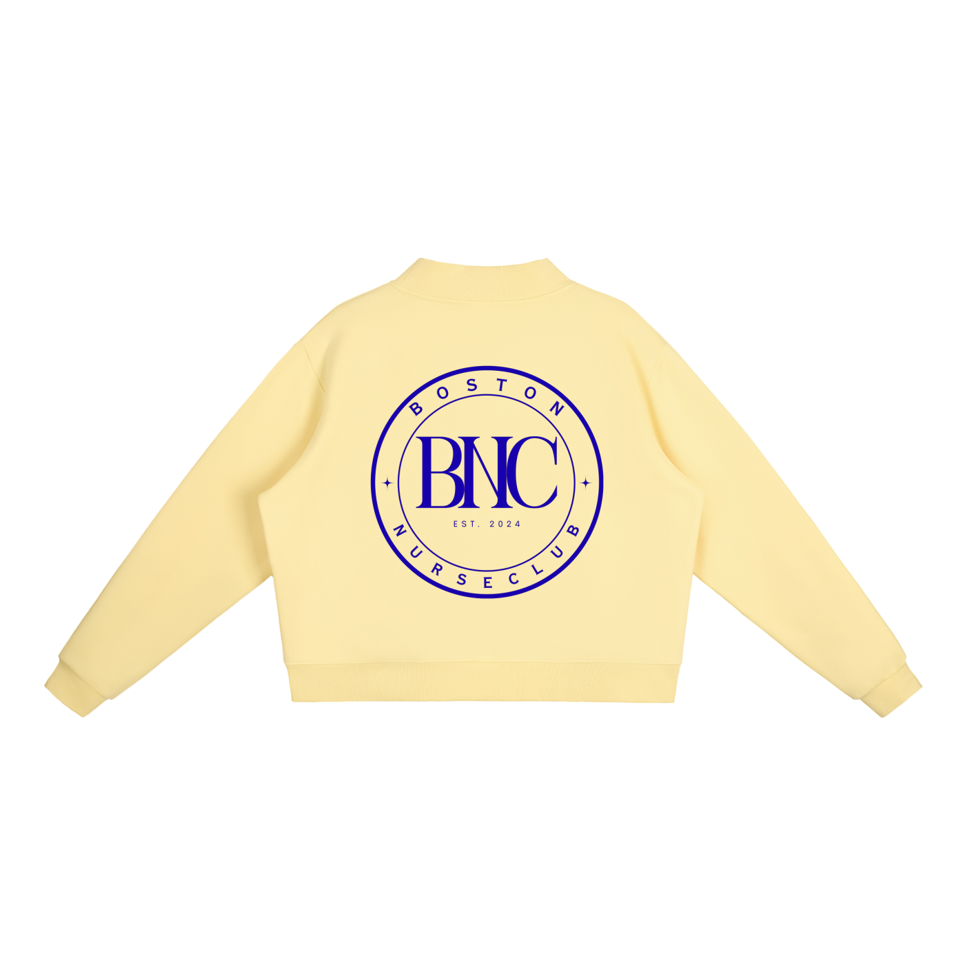 BNC Mock-Neck Crew Sweatshirt