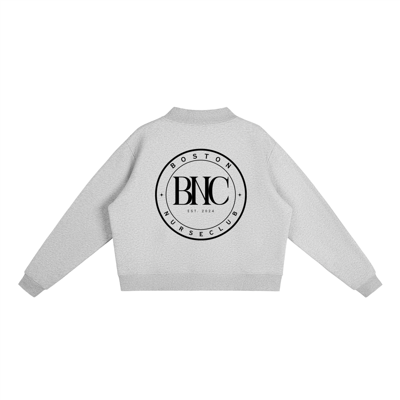 BNC Mock-Neck Crew Sweatshirt