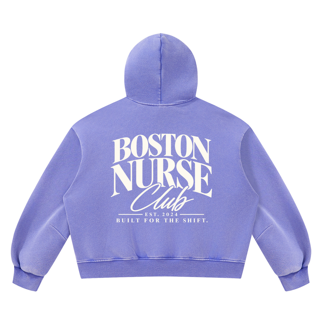BNC Boxy Hoodie - Vintage Washed