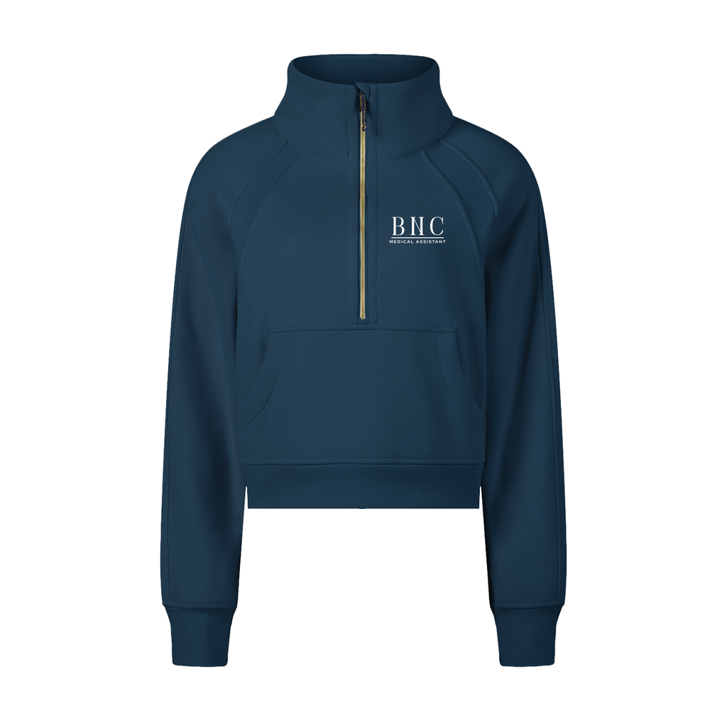 Medical Assistant Cropped Quarter Zip Sweatshirt
