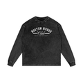 BNC Built for the Shift - Acid Wash Oversize Long Sleeve T-Shirt