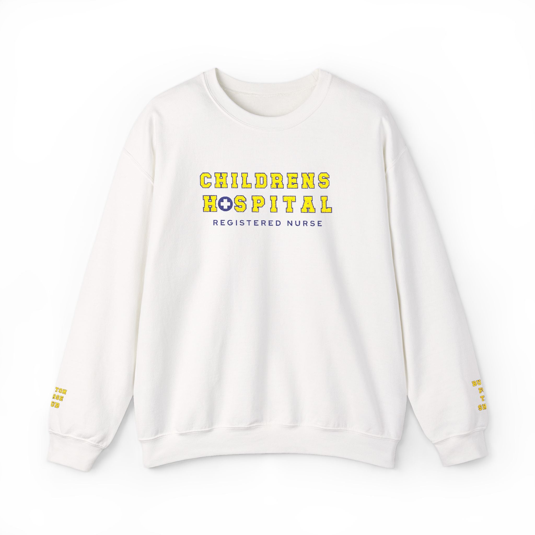 Embroidered Children's Hospital Crewneck Sweatshirt