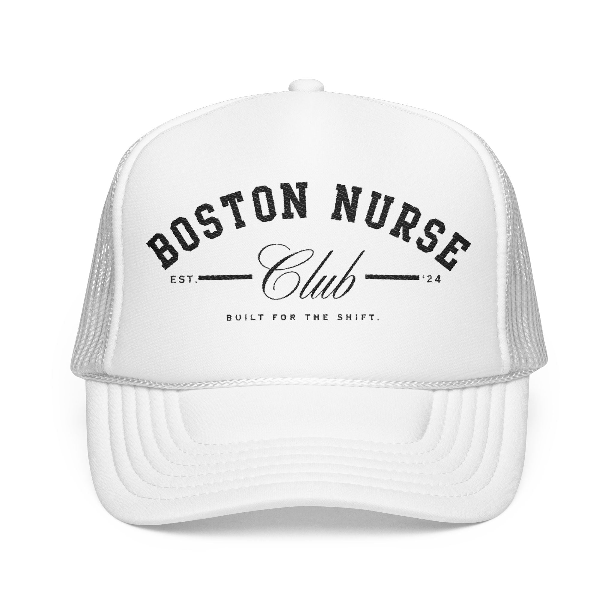 Boston Nurse Club Foam Trucker Hat