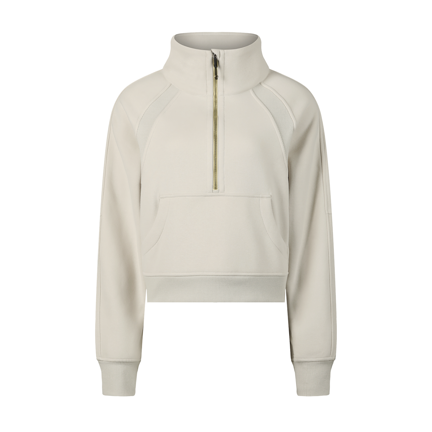 Cropped Quarter Zip Sweatshirt