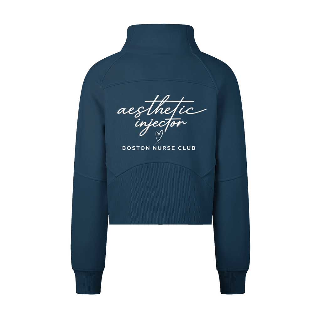 Aesthetic Injector Cropped Quarter Zip