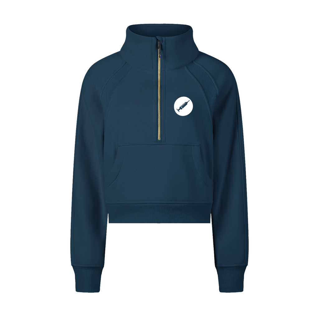 Aesthetic Injector Cropped Quarter Zip