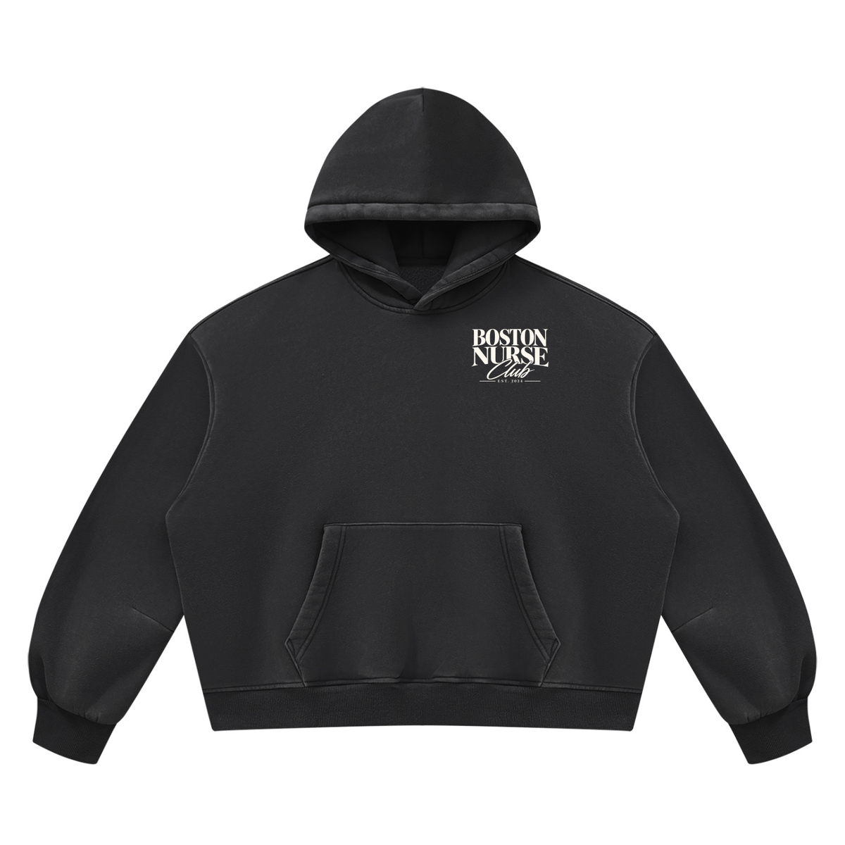 BNC Boxy Hoodie - Vintage Washed
