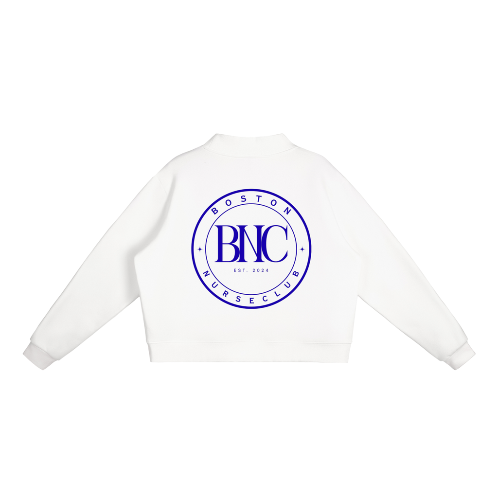 BNC Mock-Neck Crew Sweatshirt
