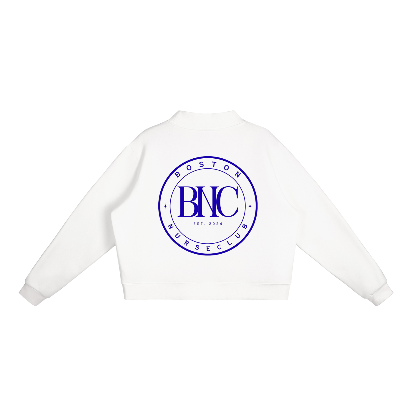 BNC Mock-Neck Crew Sweatshirt