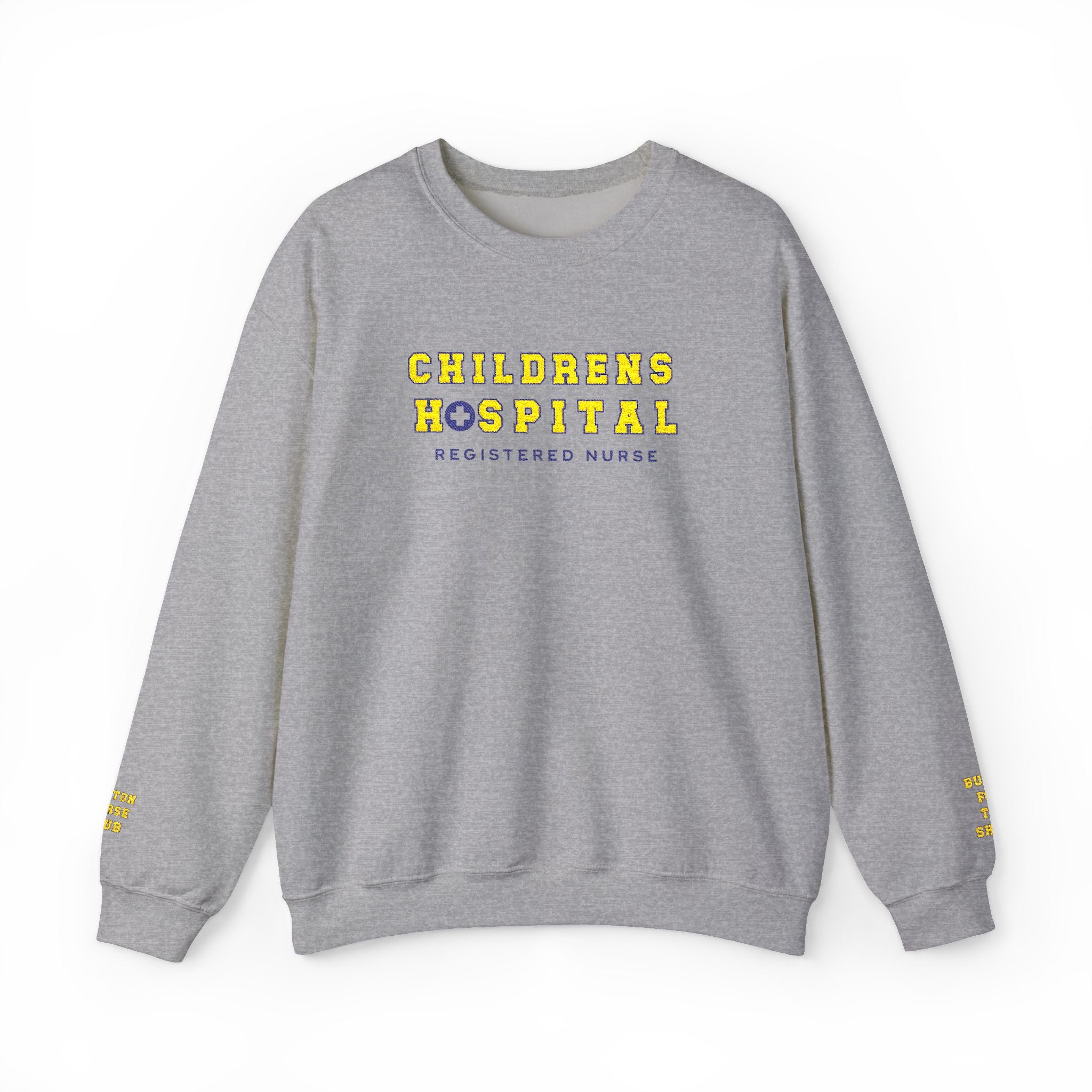 Embroidered Children's Hospital Crewneck Sweatshirt