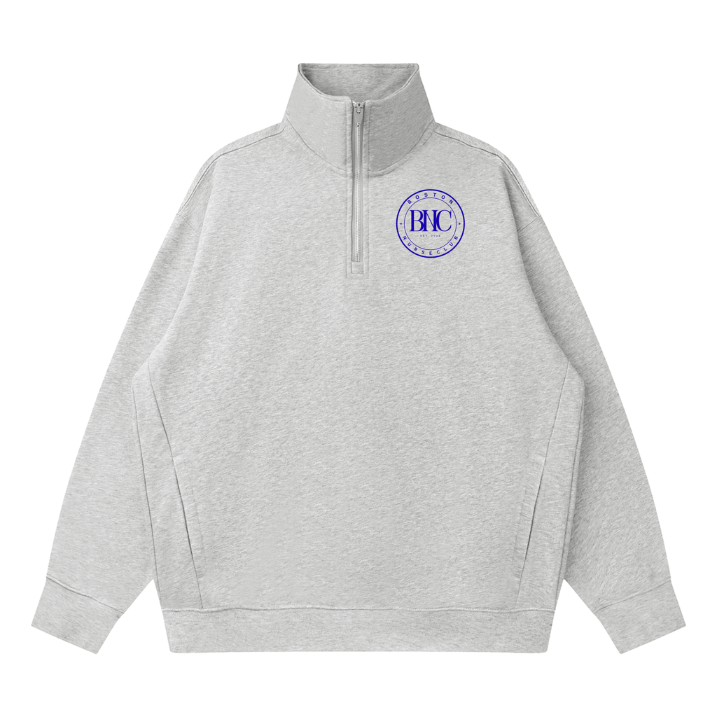 Quarter-Zip Drop Shoulder Sweatshirt