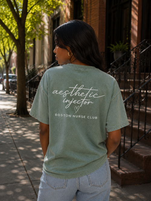 Aesthetic Injector Acid Washed T-Shirt