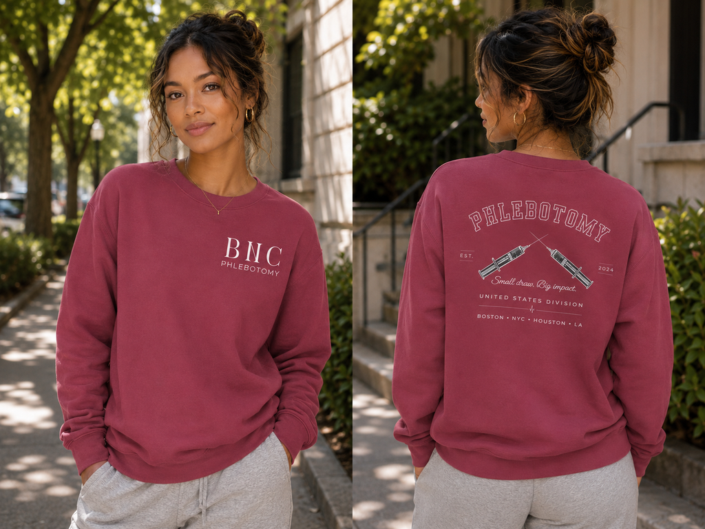 Phlebotomy Crewneck Sweatshirt
