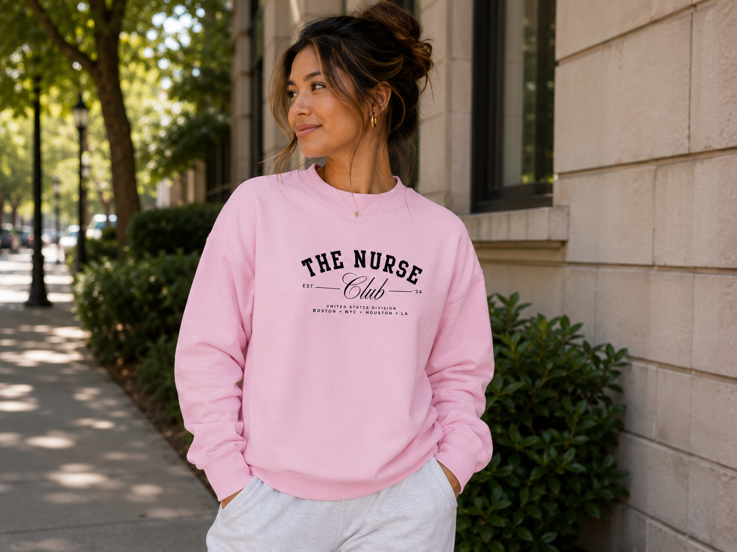 TNC Mock-Neck Crew Sweatshirt