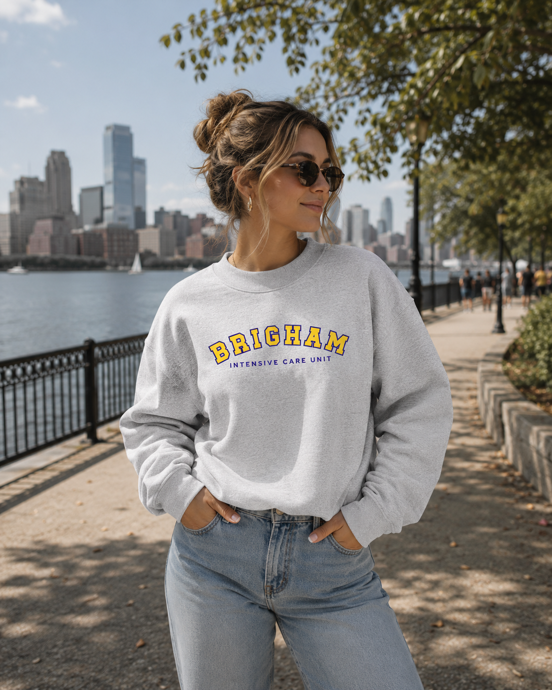 Brigham ICU Mock Neck