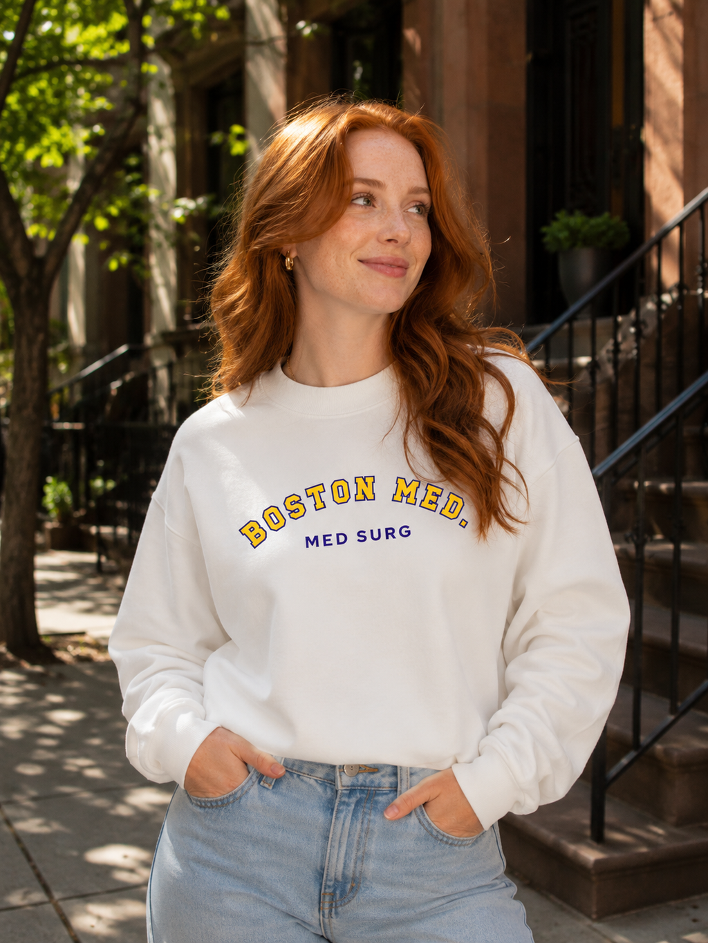 Boston Med Surg Mock Neck