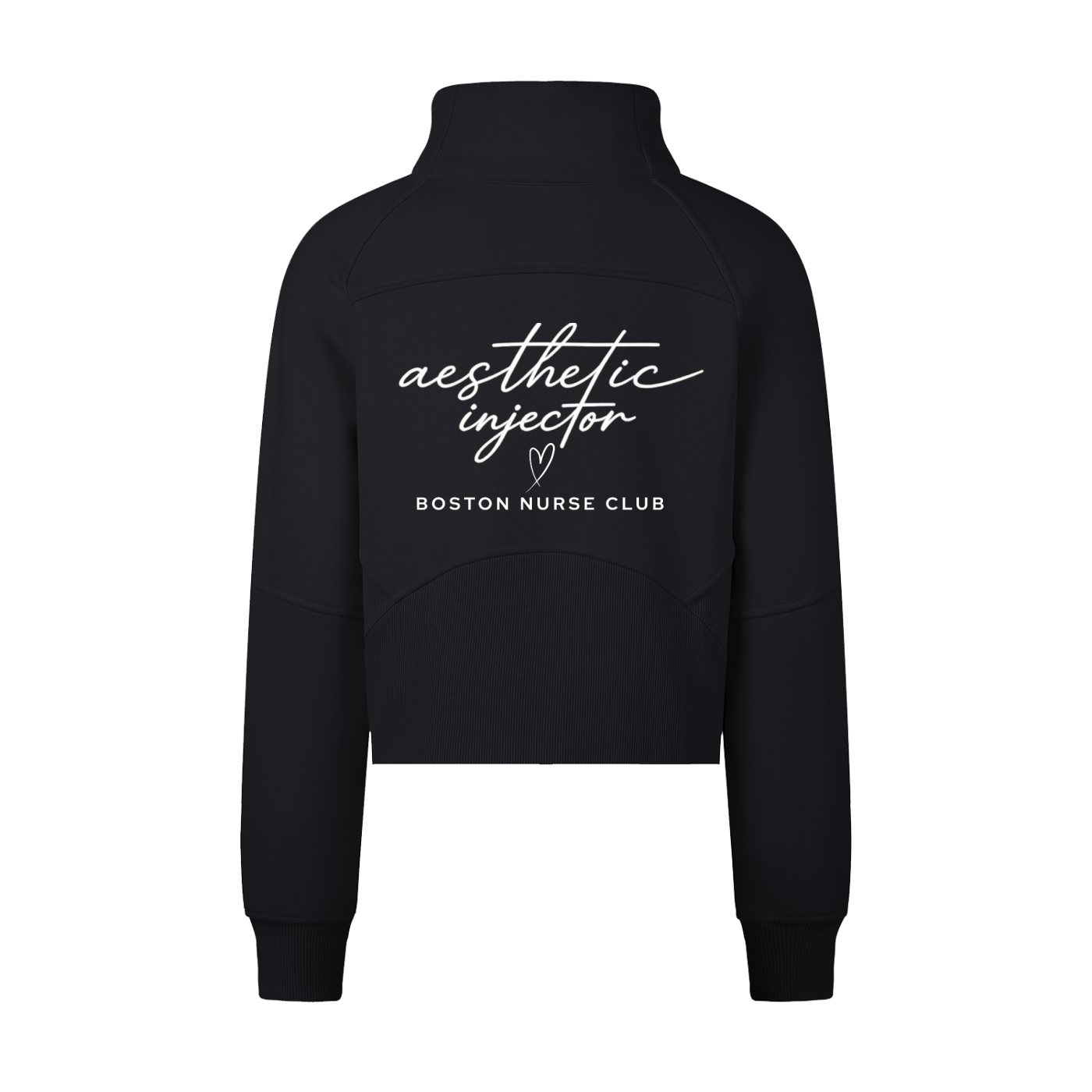 Aesthetic Injector Cropped Quarter Zip