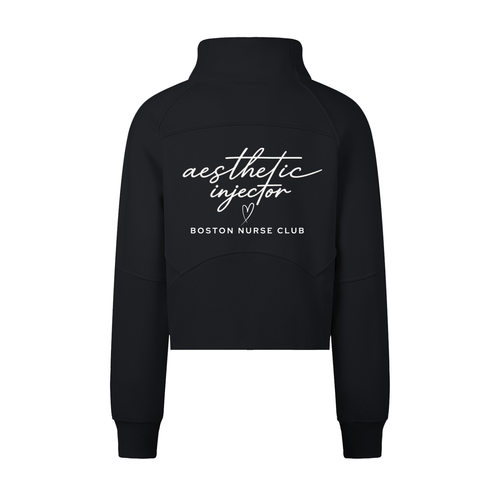 Aesthetic Injector Cropped Quarter Zip