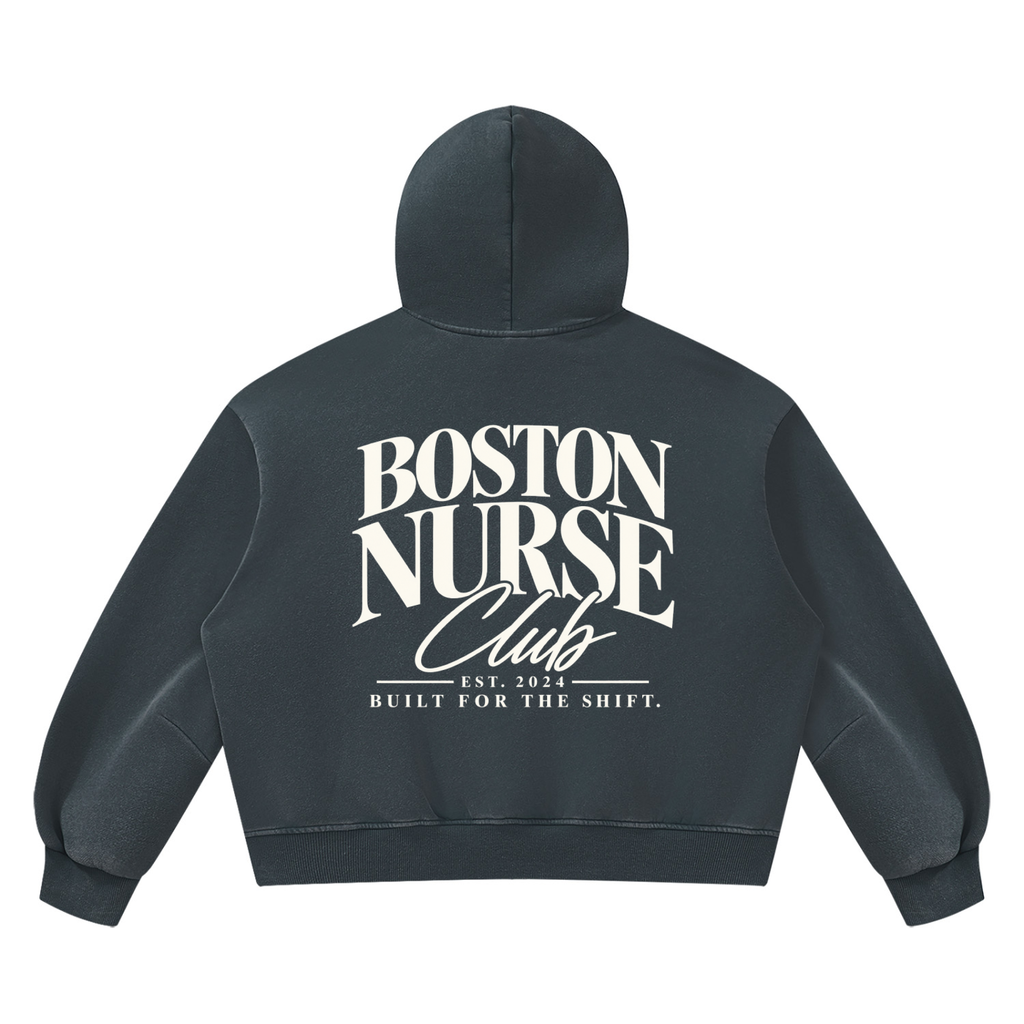 BNC Boxy Hoodie - Vintage Washed