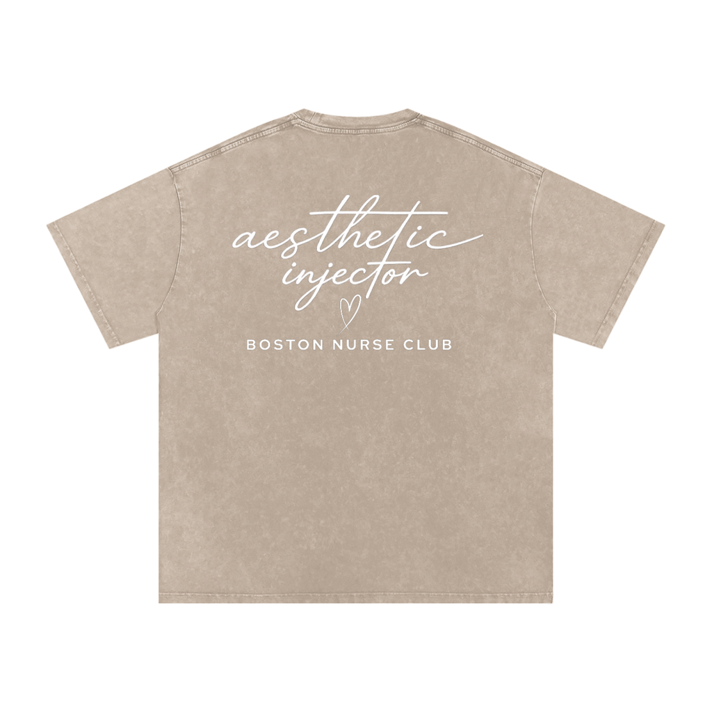 Aesthetic Injector Acid Washed T-Shirt
