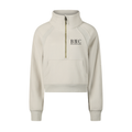 Registered Nurse Cropped Quarter Zip Sweatshirt