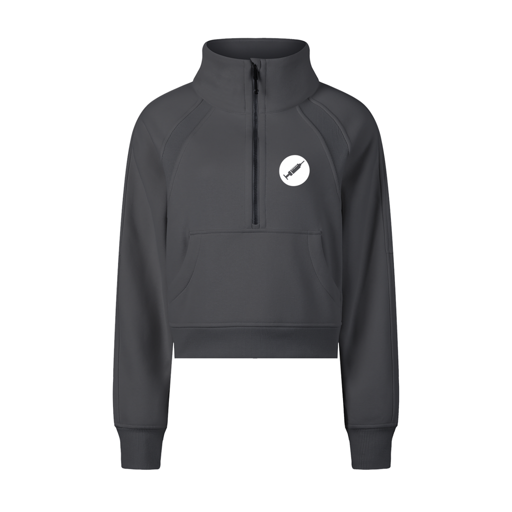 Aesthetic Injector Cropped Quarter Zip