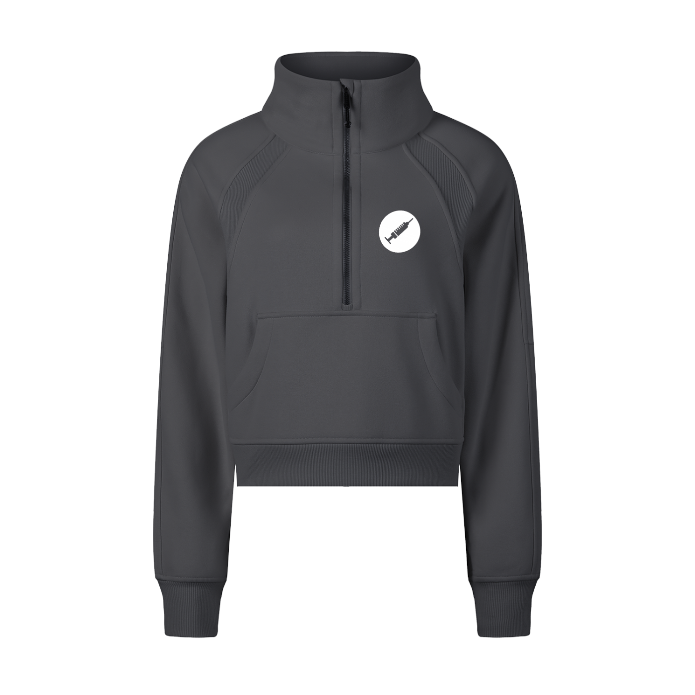 Aesthetic Injector Cropped Quarter Zip