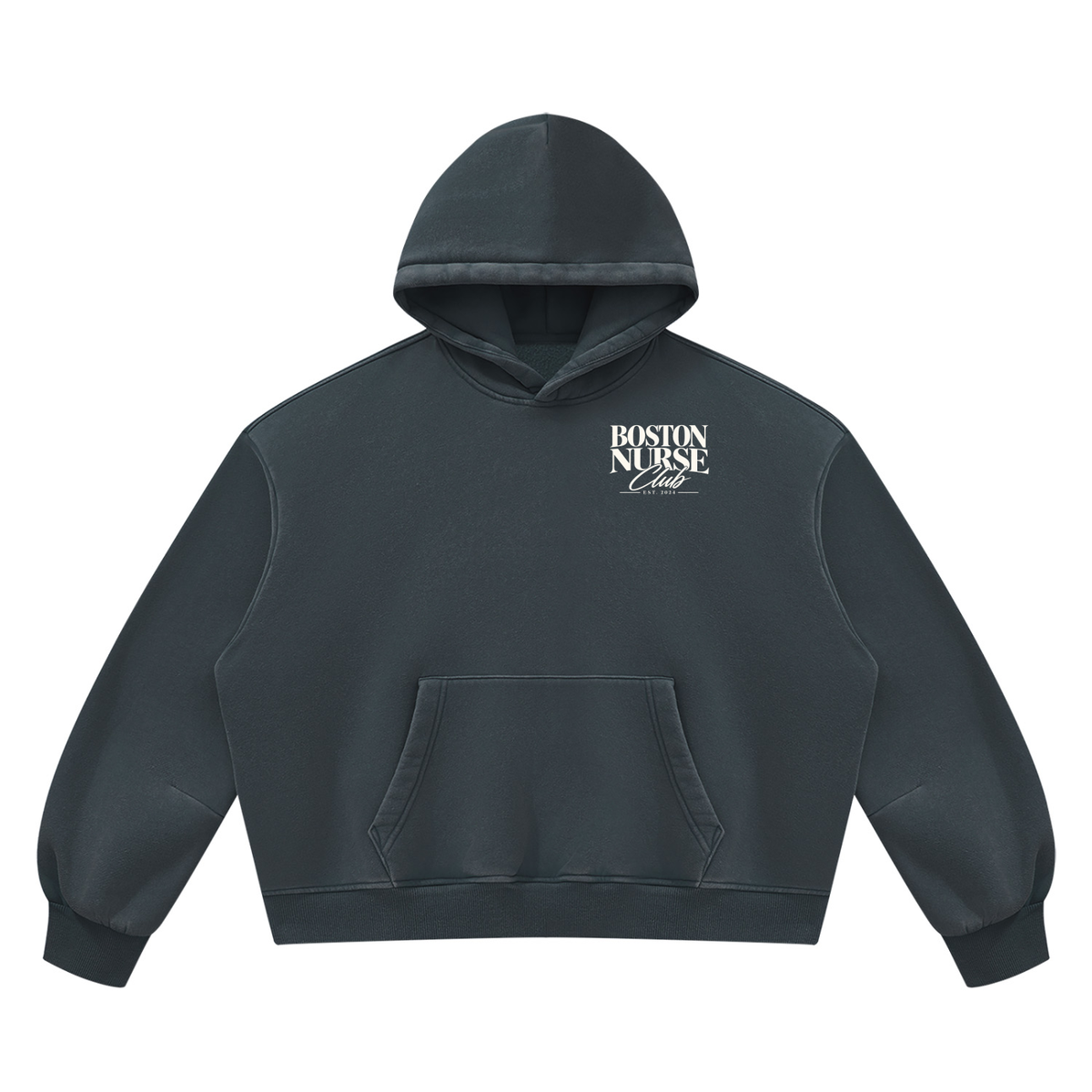 BNC Boxy Hoodie - Vintage Washed