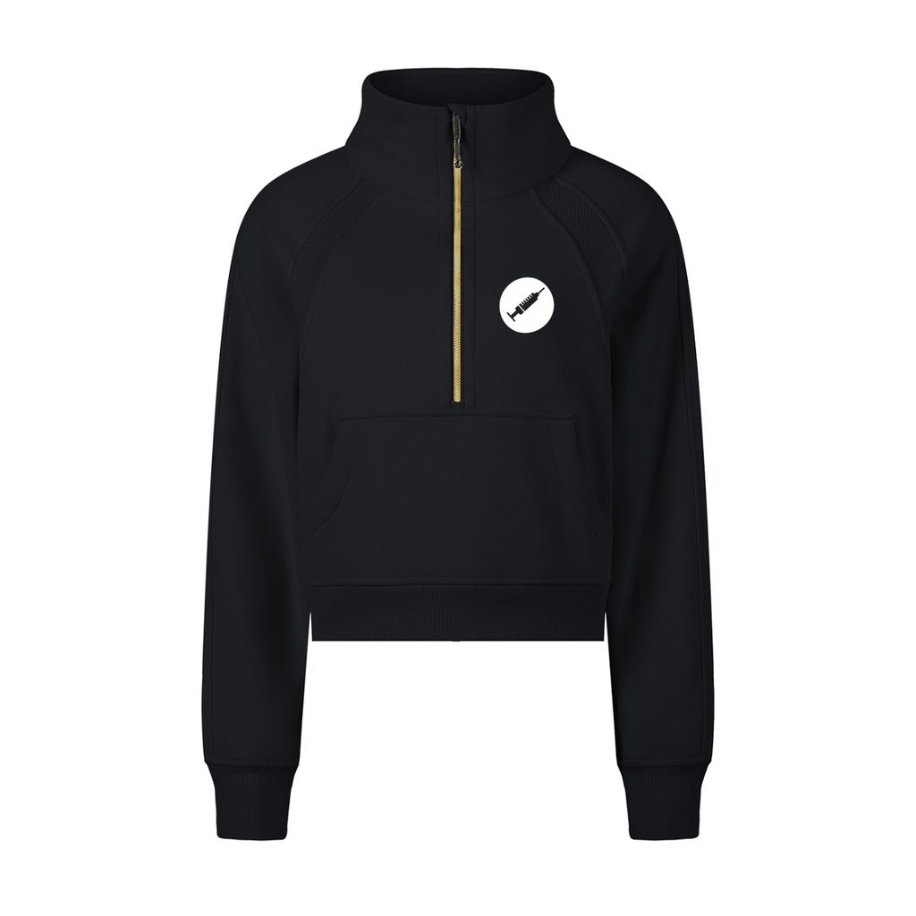 Aesthetic Injector Cropped Quarter Zip