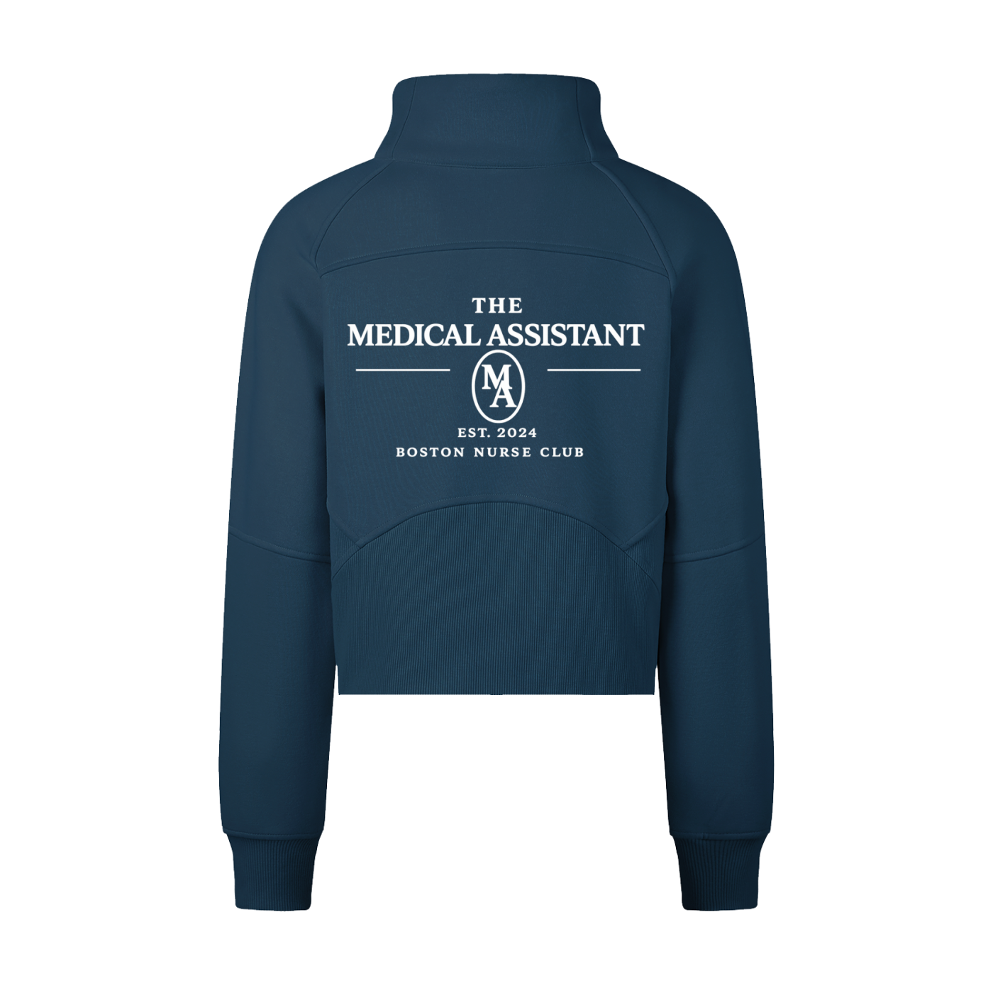 Medical Assistant Cropped Quarter Zip Sweatshirt