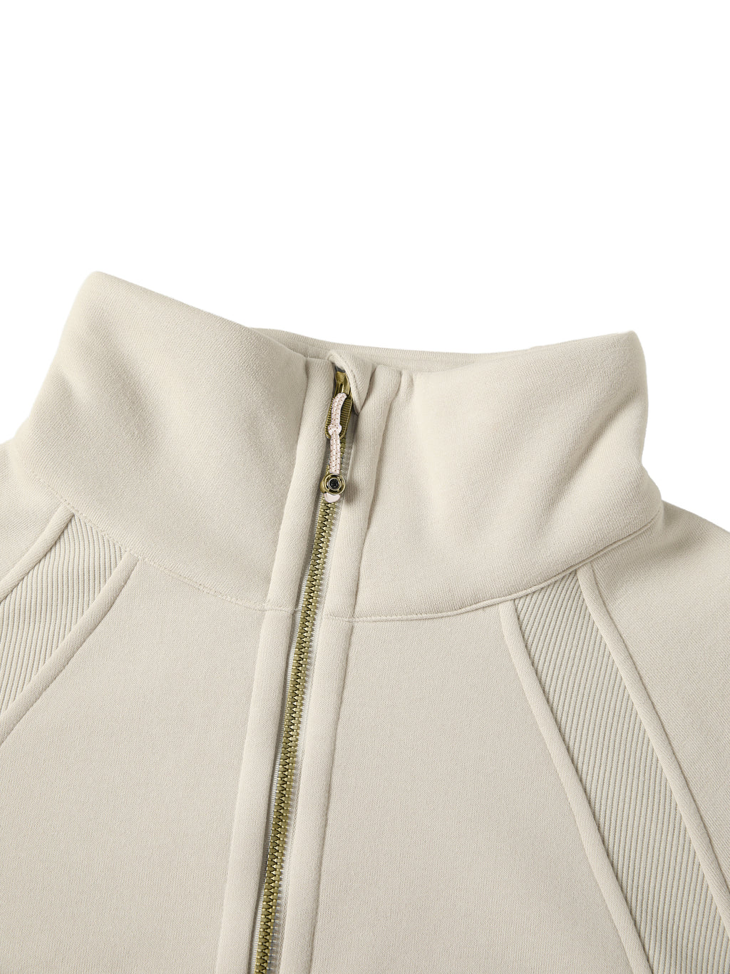 Cropped Quarter Zip Sweatshirt